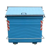 Velká kovová popelnice